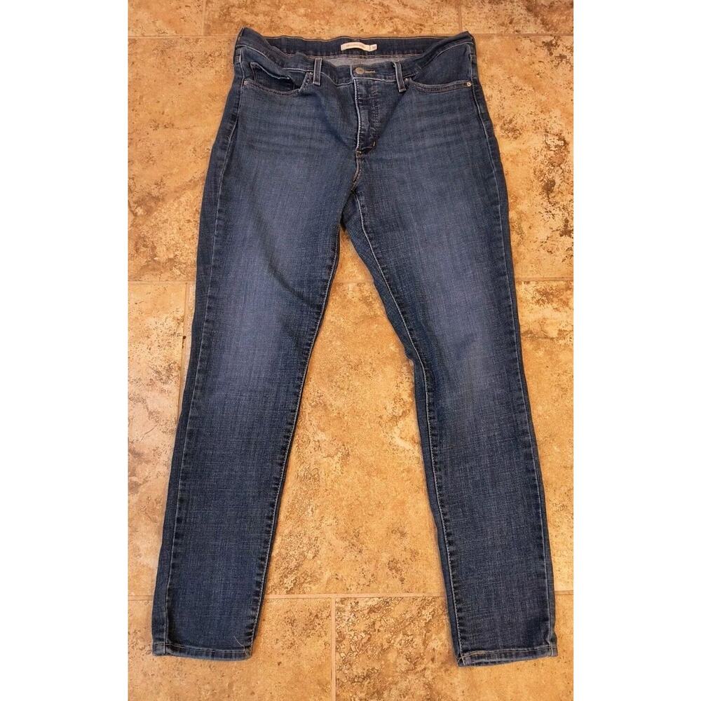 Levis 311 Shaping Skinny Denim Jeans Pants Women Size 32x30 (See Pics)